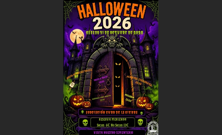 El caldero de Satán y un cementerio ficticio protagonizan el Halloween de Cubo de la Sierra