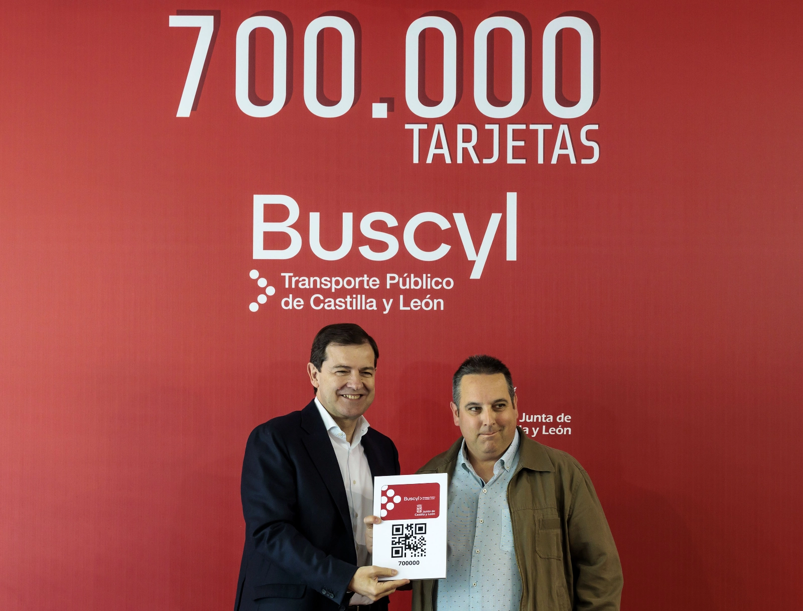 Acto conmemorativo de 'Buscyl' en la Valverde del Majano hoy. /Jta.