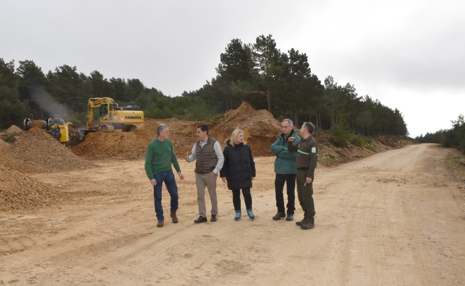 La Junta invierte 500.000 euros en el acondicionamiento de pistas forestales en San Pedro Manrique