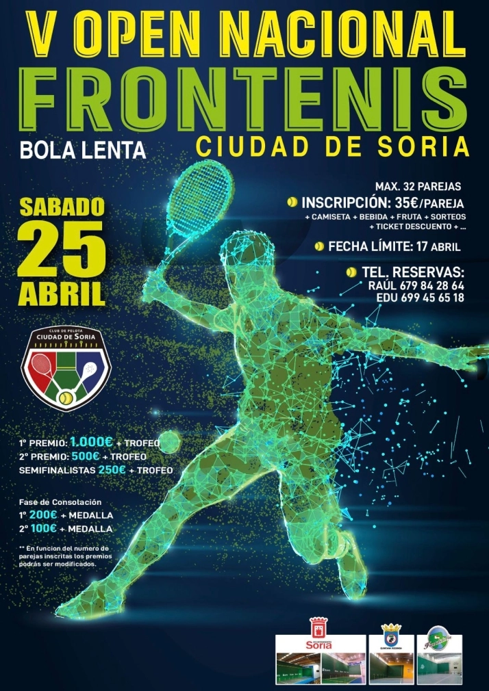 Foto 2 - El V Open Nacional de Frontenis re&uacute;ne a 32 parejas de toda Espa&ntilde;a