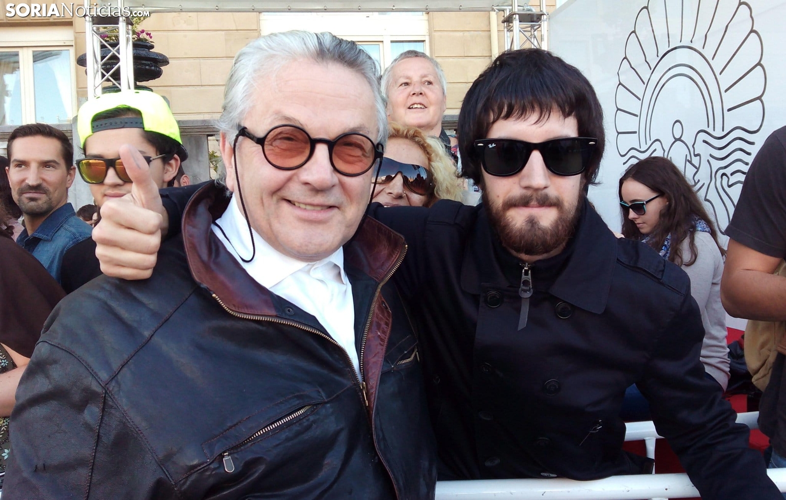Alberto con George Miller