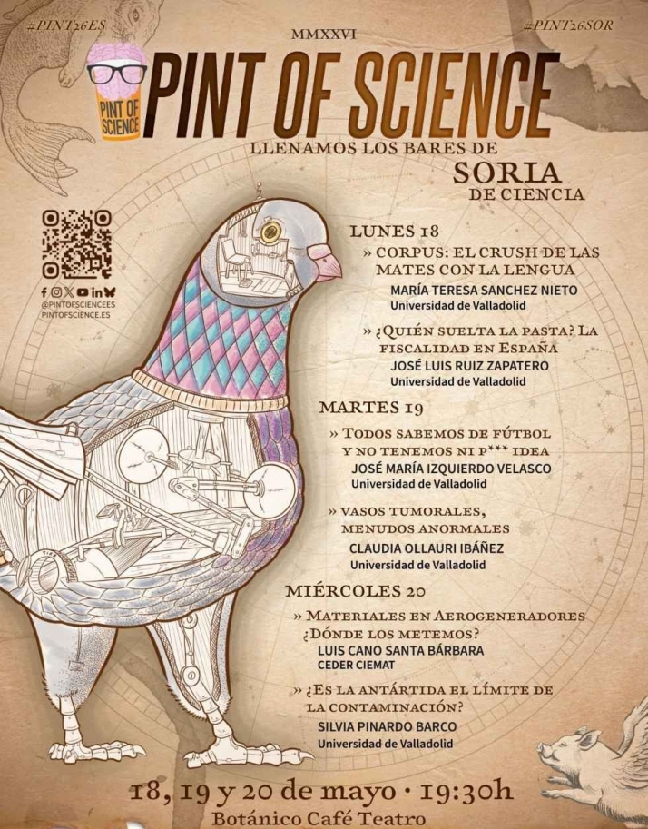 De la Ant&aacute;rtida a la psicolog&iacute;a del f&uacute;tbol: los temas que llenar&aacute;n de ciencia los bares de Soria | Imagen 1