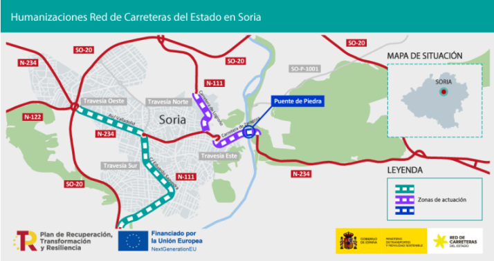 El t&uacute;nel de Eduardo Saavedra se despide de Soria. Estos son los cambios en el tr&aacute;fico | Imagen 1