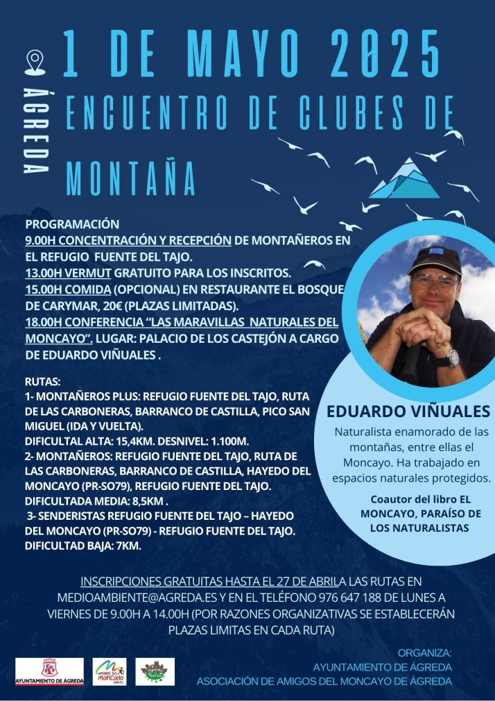 El 1 de mayo, encuentro de clubes de monta&ntilde;a en &Aacute;greda | Imagen 1