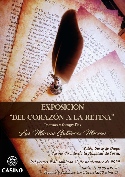 'Del Coraz&oacute;n a la Retina', la nueva exposici&oacute;n de fotograf&iacute;as y poemas que hace parada en el Casino | Imagen 1