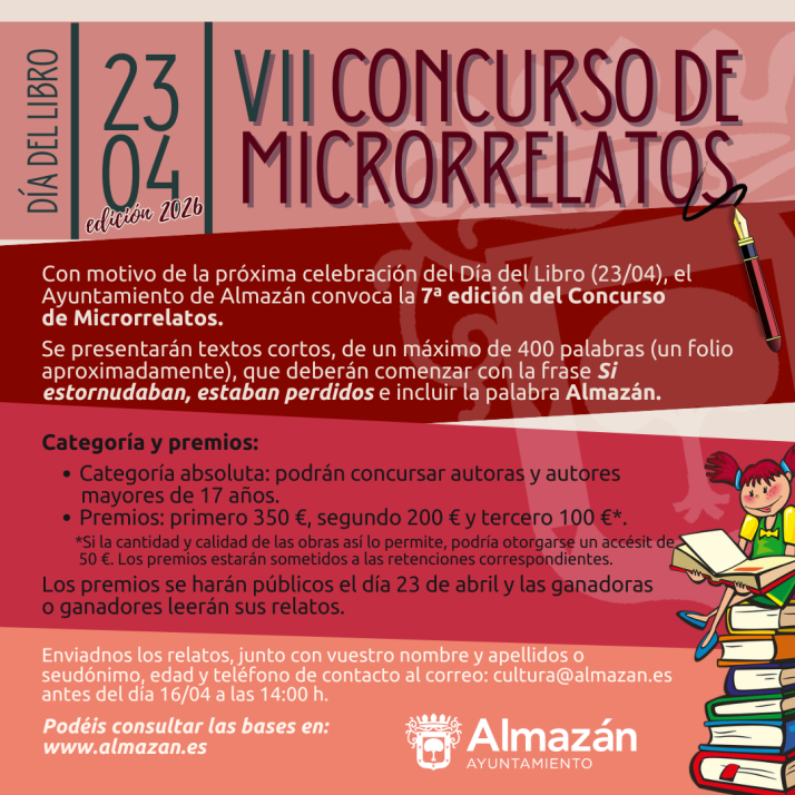 'Si estornudaban, estaban perdidos': Almaz&aacute;n busca el mejor relato breve para celebrar el D&iacute;a del Libro | Imagen 1