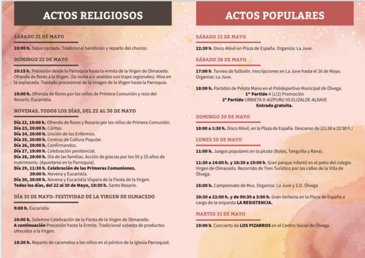 &Oacute;lvega encara d&iacute;as grandes: las fiestas en honor a la Virgen de Olmacedo | Imagen 1