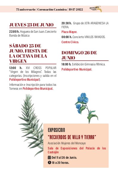 &Aacute;greda presenta el programa festivo de unas fiestas de los Milagros m&aacute;s que especiales | Imagen 6