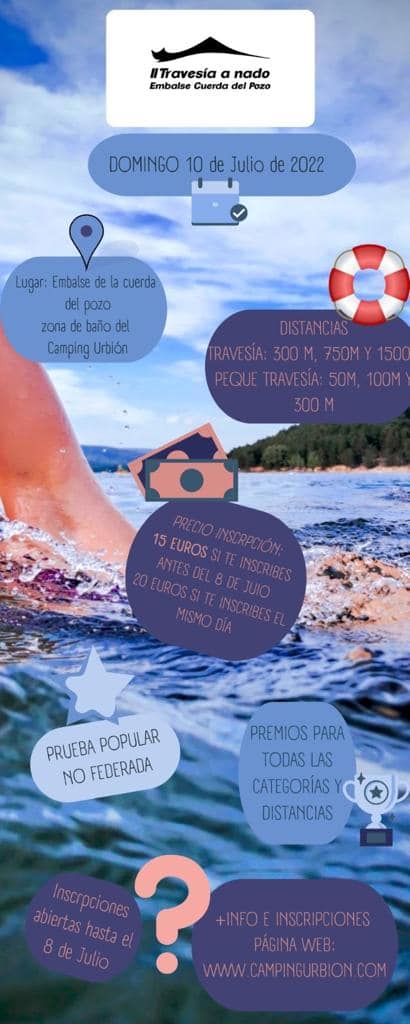 La II Traves&iacute;a a nado llega al Embalse de la Cuerda del  Pozo | Imagen 2