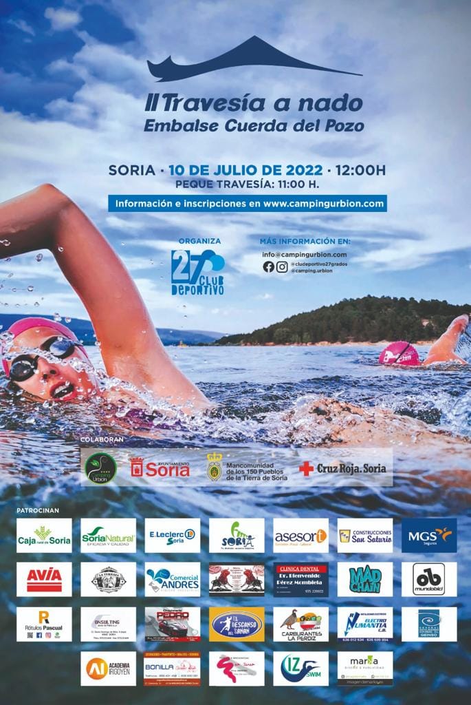 La II Traves&iacute;a a nado llega al Embalse de la Cuerda del  Pozo | Imagen 1