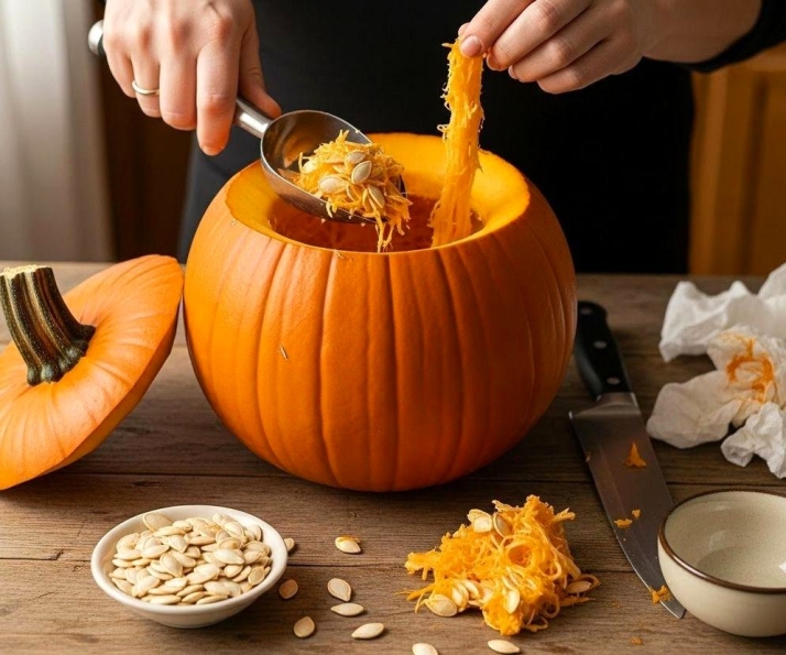 C&oacute;mo vaciar y tallar una calabaza de Halloween en cinco pasos | Imagen 2