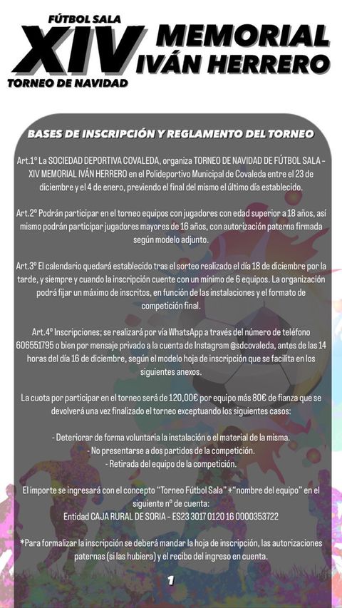 Covaleda, lista para unas Navidades repletas de deporte con el Memorial Iv&aacute;n Herrero | Imagen 3