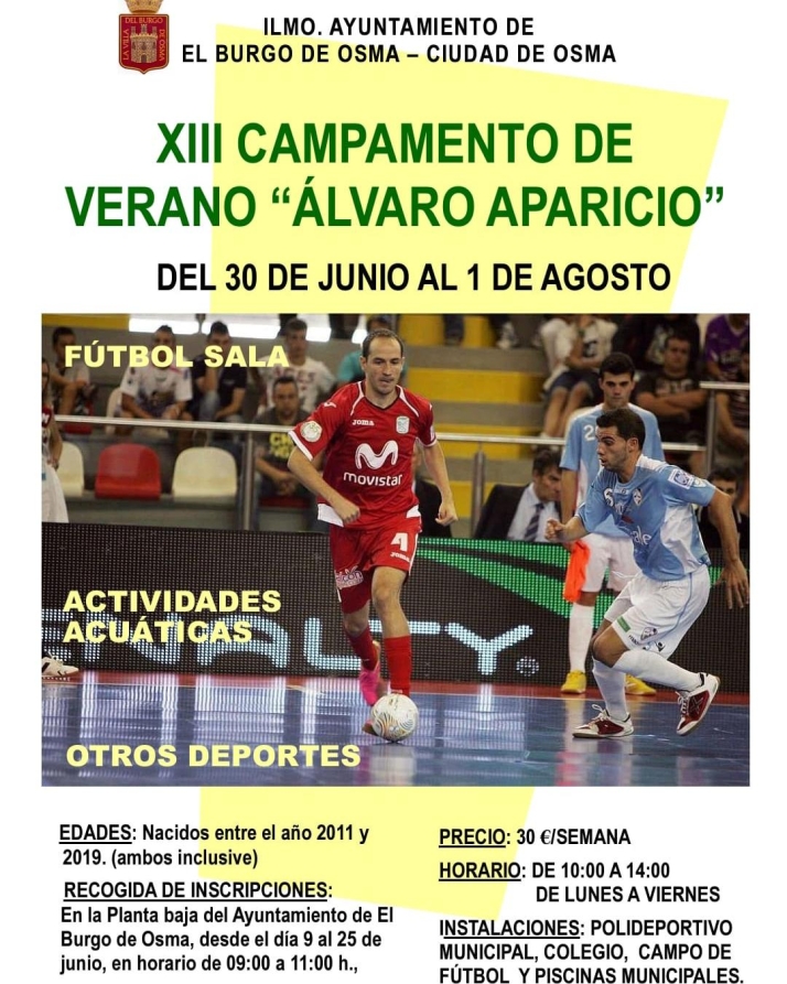 El lunes 9 de junio se abre el plazo de inscripci&oacute;n para los campamentos de verano de El Burgo de Osma | Imagen 2