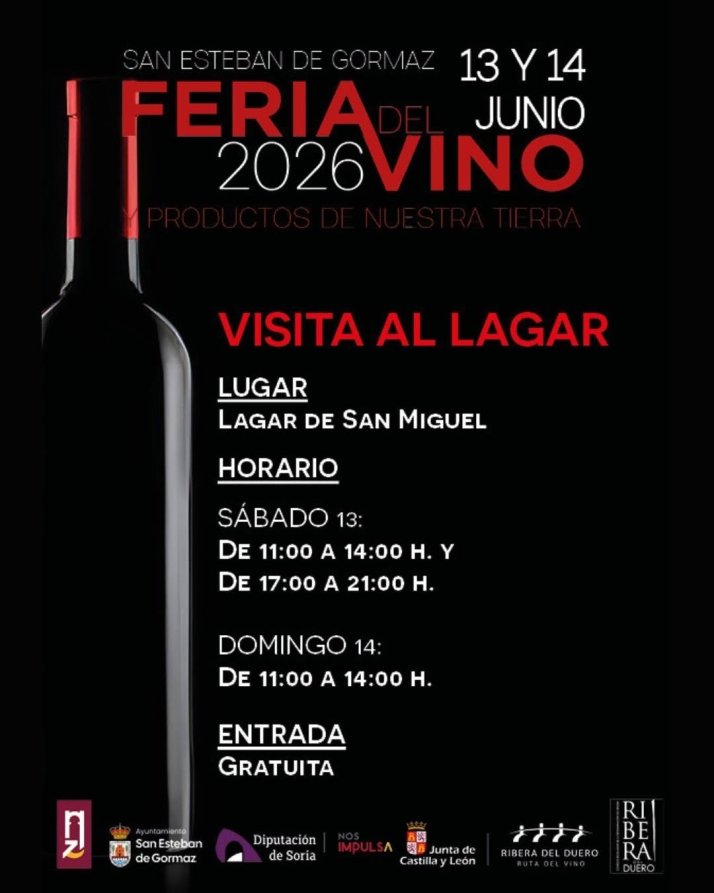 Once bodegas y los mejores sabores sorianos se citan en la Feria del Vino de San Esteban | Imagen 1