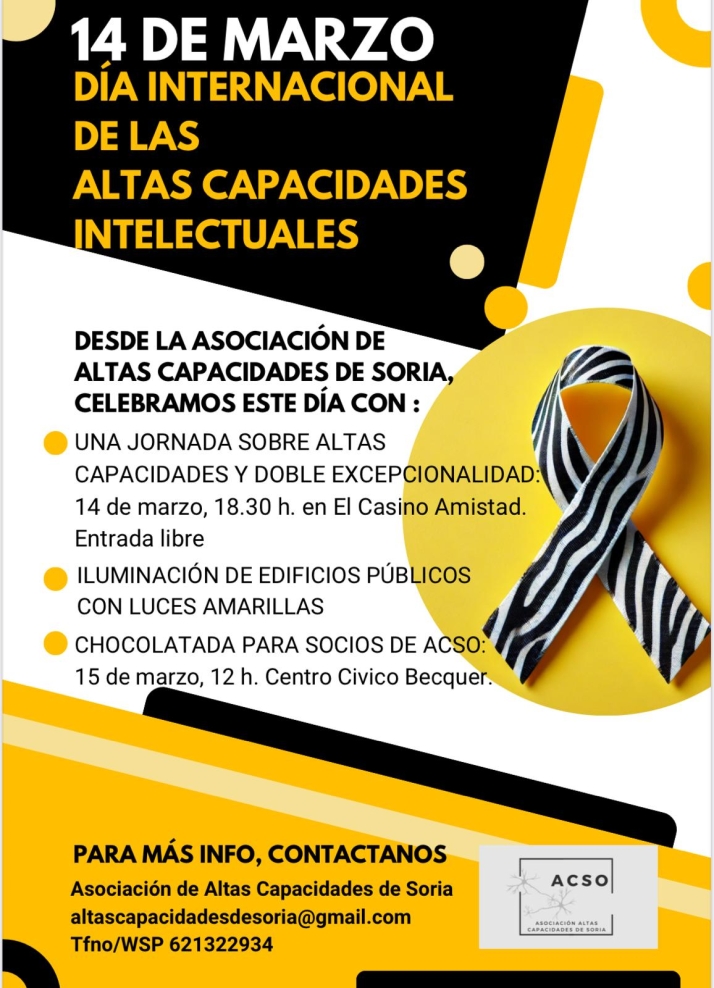 ACSO celebra el d&iacute;a de Altas Capacidades Intelectuales este viernes | Imagen 1