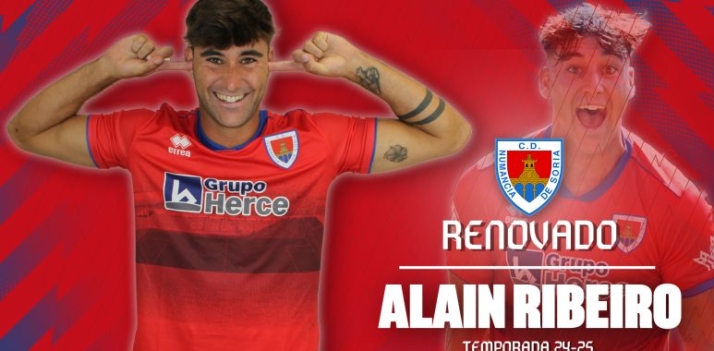 Alain Ribeiro continuar&aacute; esta temporada con el CD Numancia | Imagen 1