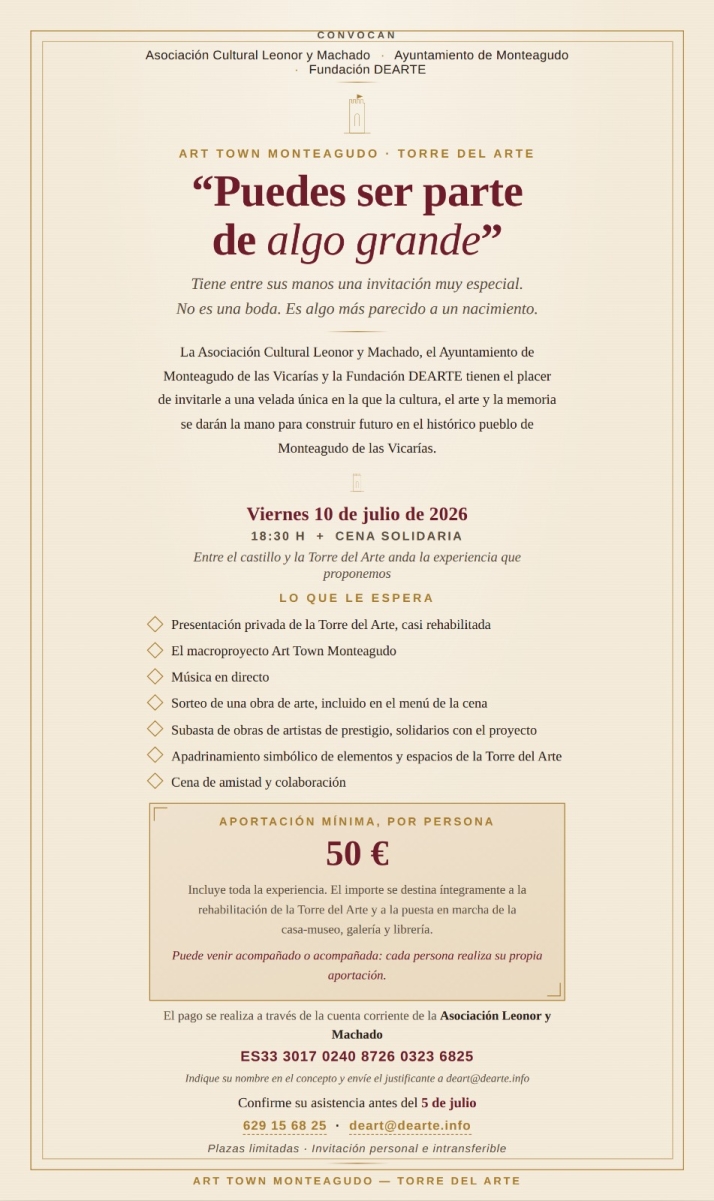 La iniciativa 'Art Town' aspira a transformar el desarrollo rural de Monteagudo | Imagen 1