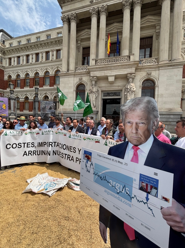 ASAJA Soria, muy presente durante la concentraci&oacute;n en Madrid por la defensa del cereal | Imagen 1