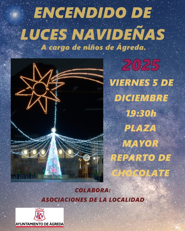 &Aacute;greda enciende su luz navide&ntilde;a este viernes, 125 a&ntilde;os despu&eacute;s de la llegada de la electricidad al pueblo | Imagen 1