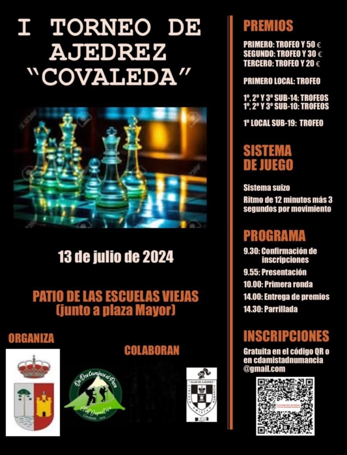 El s&aacute;bado, I Torneo de Ajedrez en Covaleda | Imagen 1