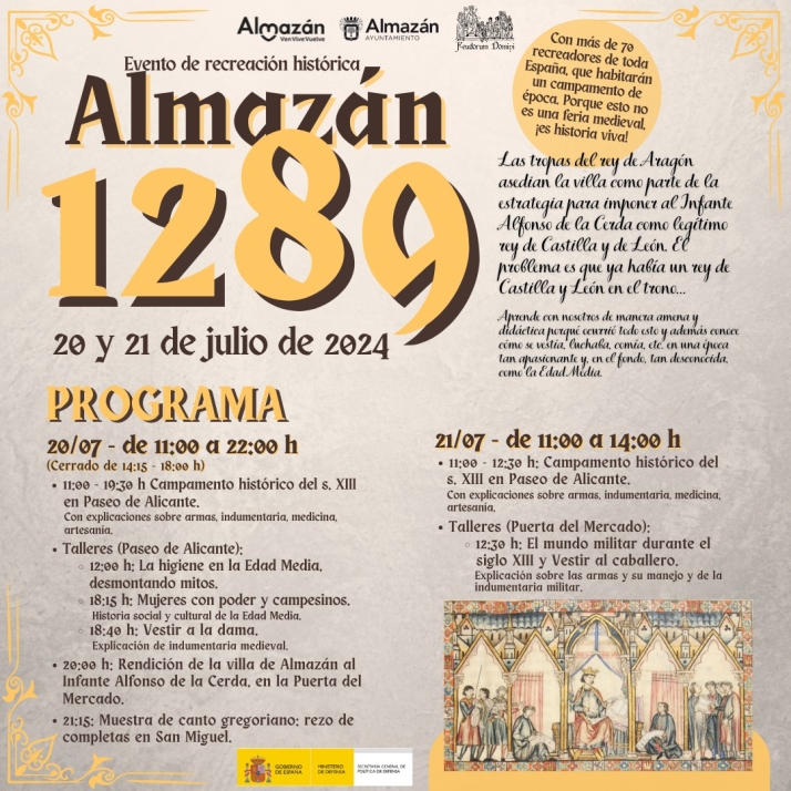 Fin de semana medieval en Almaz&aacute;n | Imagen 1