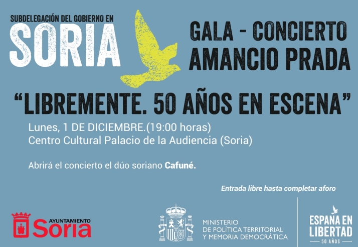 Esta tarde de lunes, concierto de Amancio Prada en La Audiencia  | Imagen 1