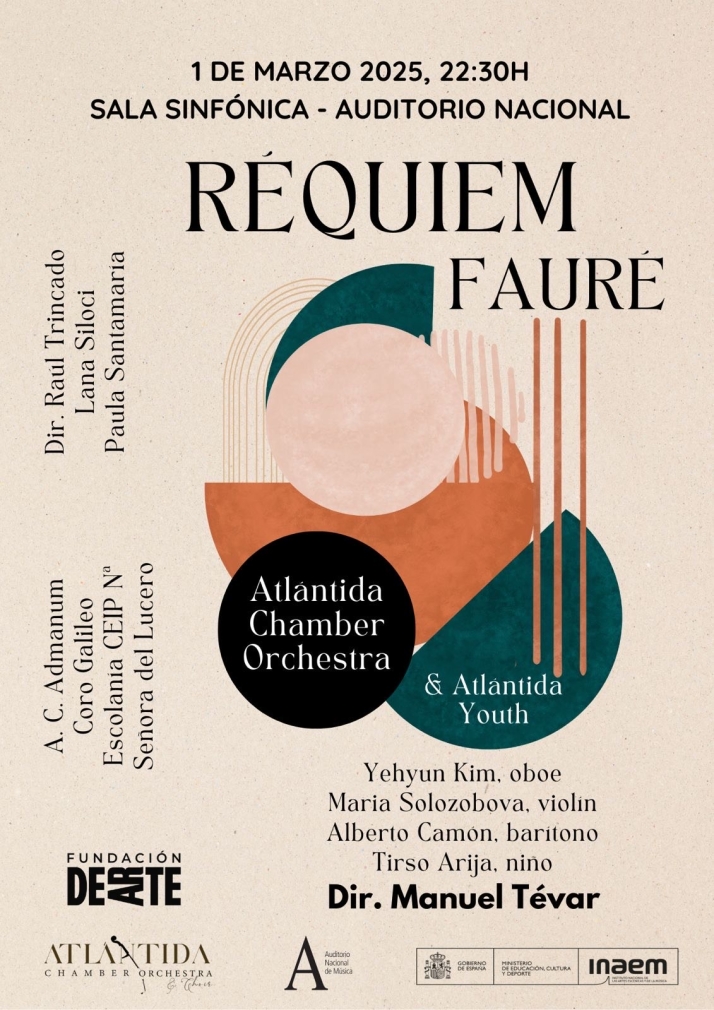 El R&eacute;quiem de Faur&eacute; se escuchar&aacute; en Madrid con el apoyo de la Fundaci&oacute;n DEARTE | Imagen 1
