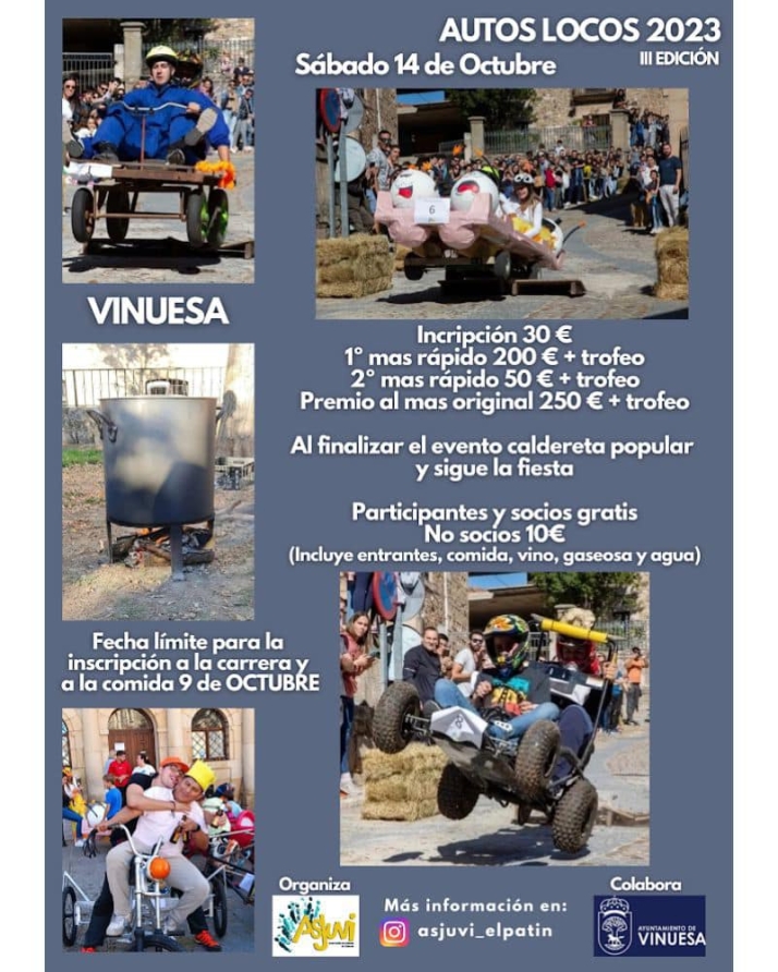 Este s&aacute;bado vuelven los autos locos a Vinuesa | Imagen 2