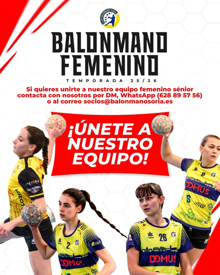 El BM Soria busca talento para su equipo femenino de cara a la pr&oacute;xima temporada | Imagen 1