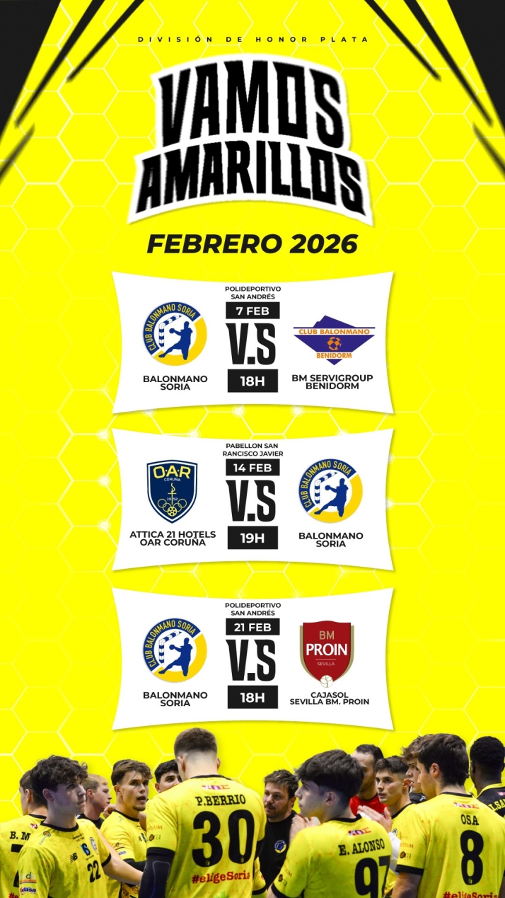 El Balonmano Soria se prepara para una 'cuesta de febrero' contra los gigantes de la liga | Imagen 1