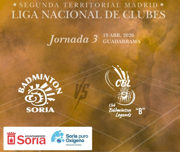 El filial del Club B&aacute;dminton Soria despide la liga madrile&ntilde;a en Guadarrama | Imagen 1