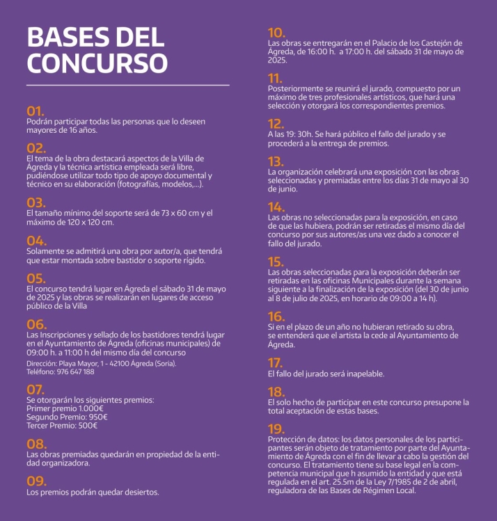 &Aacute;greda cambia su concurso nacional de pintura por la ejecuci&oacute;n r&aacute;pida al aire libre  | Imagen 1