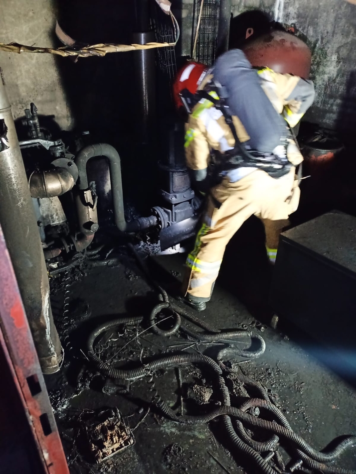 Sofocado un fuego en la planta de biog&aacute;s de Almaz&aacute;n | Imagen 2