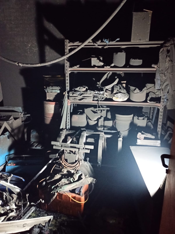 Sofocado un fuego en la planta de biog&aacute;s de Almaz&aacute;n | Imagen 1