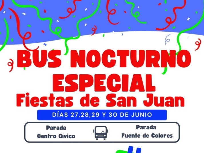 Golmayo pone en funcionamiento un bus gratuito para las madrugadas sanjuaneras | Imagen 1
