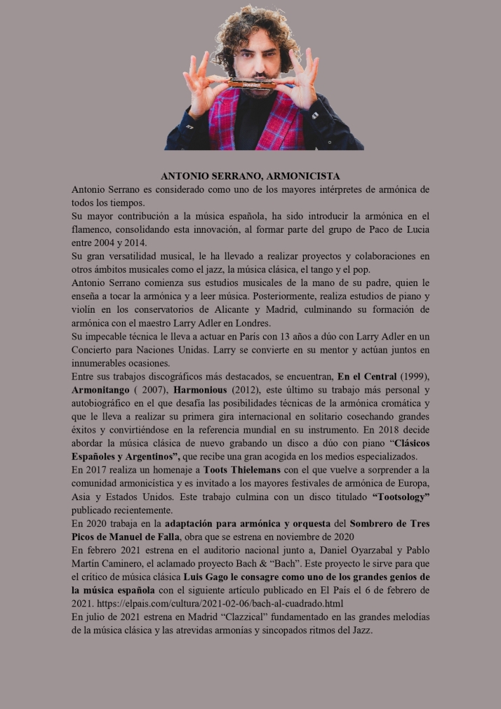 Concierto a cargo de La Banda Municipal de M&uacute;sica de Soria y el armonicista Antonio Serrano | Imagen 2