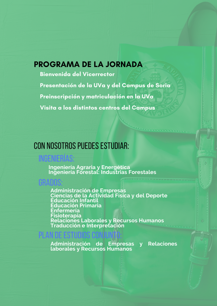 El Campus de Soria programa sus puertas abiertas  | Imagen 1