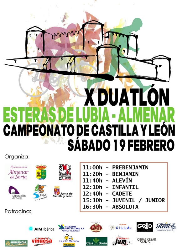 Almenar y Esteras de Lubia celebrar&aacute;n este s&aacute;bado el Campeonato de Castilla y Le&oacute;n de Duatl&oacute;n | Imagen 1