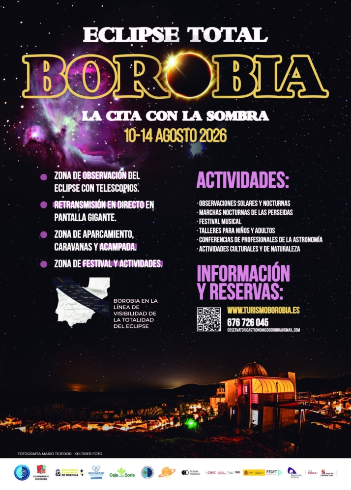 Borobia presenta un programa inclusivo para el eclipse total de sol de 2026 | Imagen 1