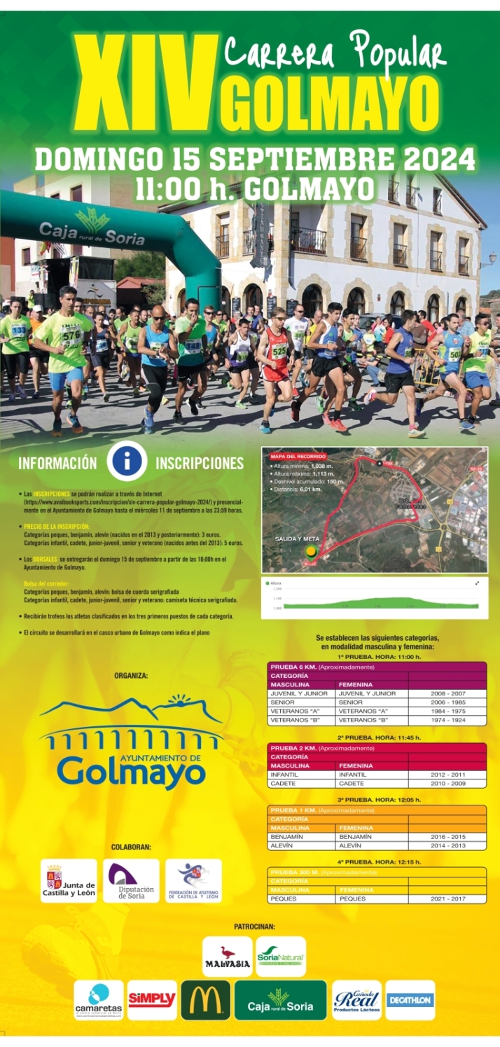 Todos los detalles de la XIV edici&oacute;n de su Carrera Popular de Golmayo | Imagen 1