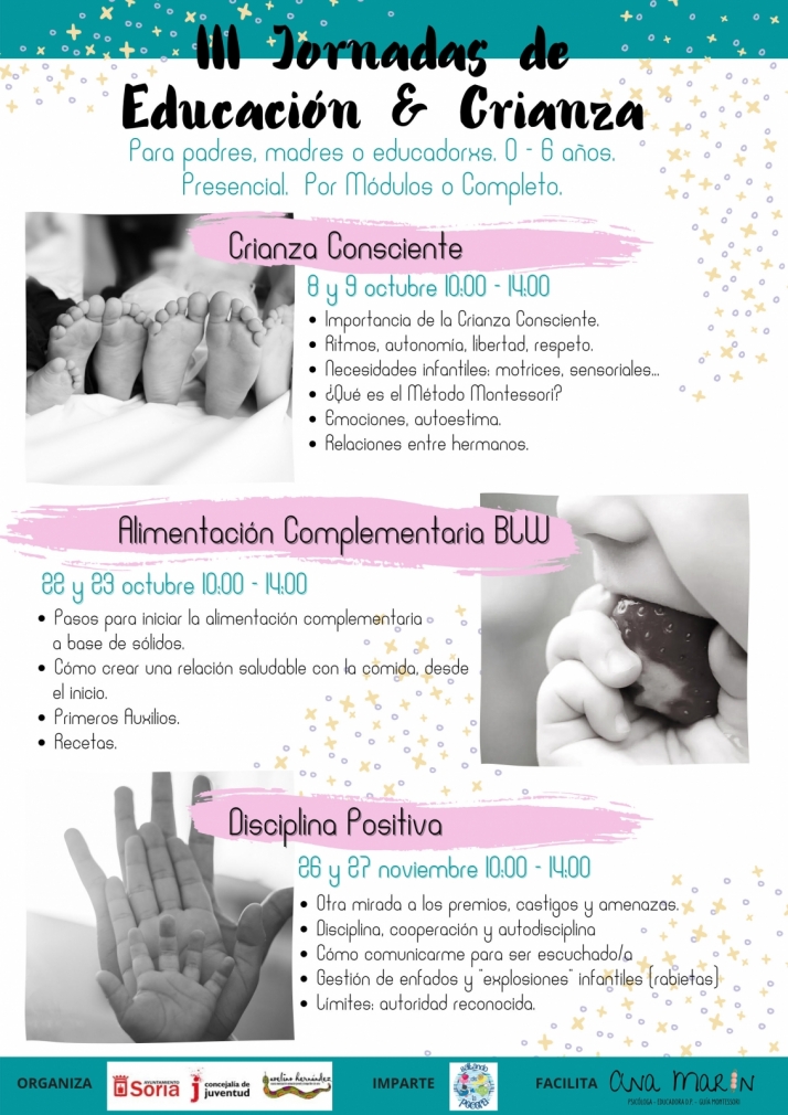 Las III Jornadas de Educaci&oacute;n y Crianza llegar&aacute;n a Soria a partir de octubre | Imagen 2
