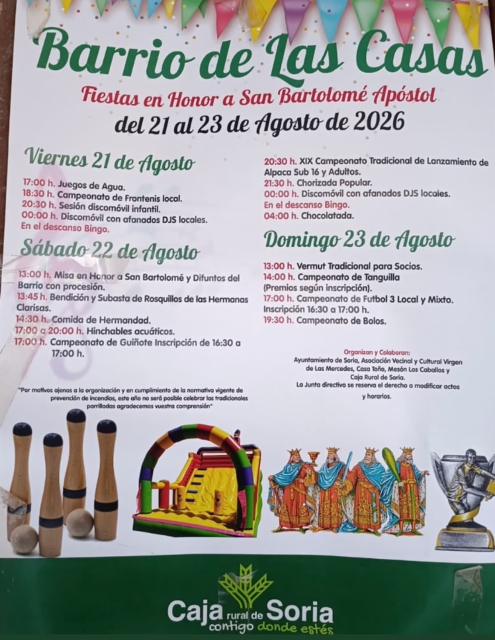 La prevenci&oacute;n de incendios deja a las fiestas de Las Casas sin sus tradicionales parrilladas | Imagen 1