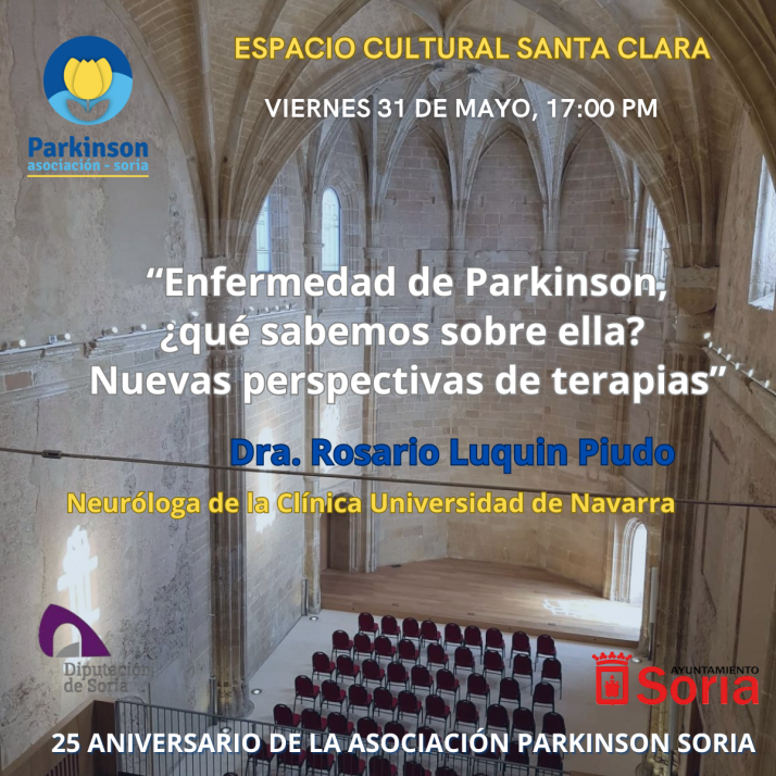 Conferencia el viernes 31 por los 25 a&ntilde;os de P&aacute;rkinson Soria | Imagen 1