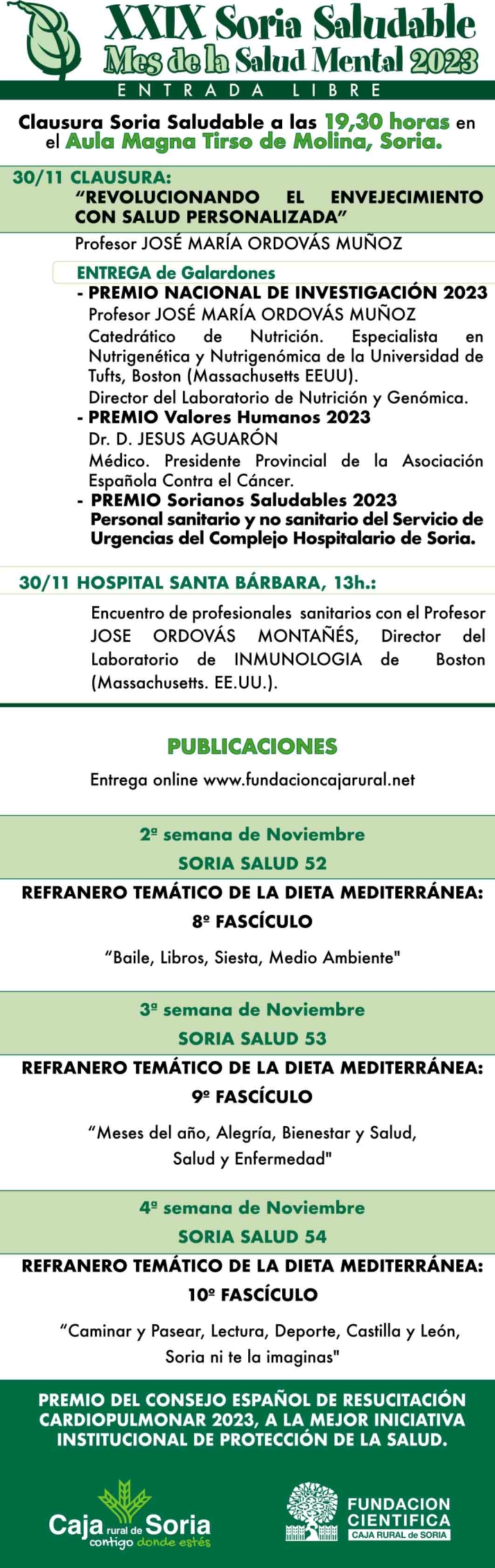 Hoy cierra el Soria Saludable 2023 | Imagen 1