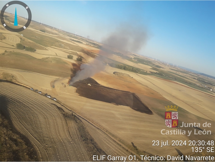 Otro incendio en Coscurita se a&ntilde;ade al parte de este martes | Imagen 1