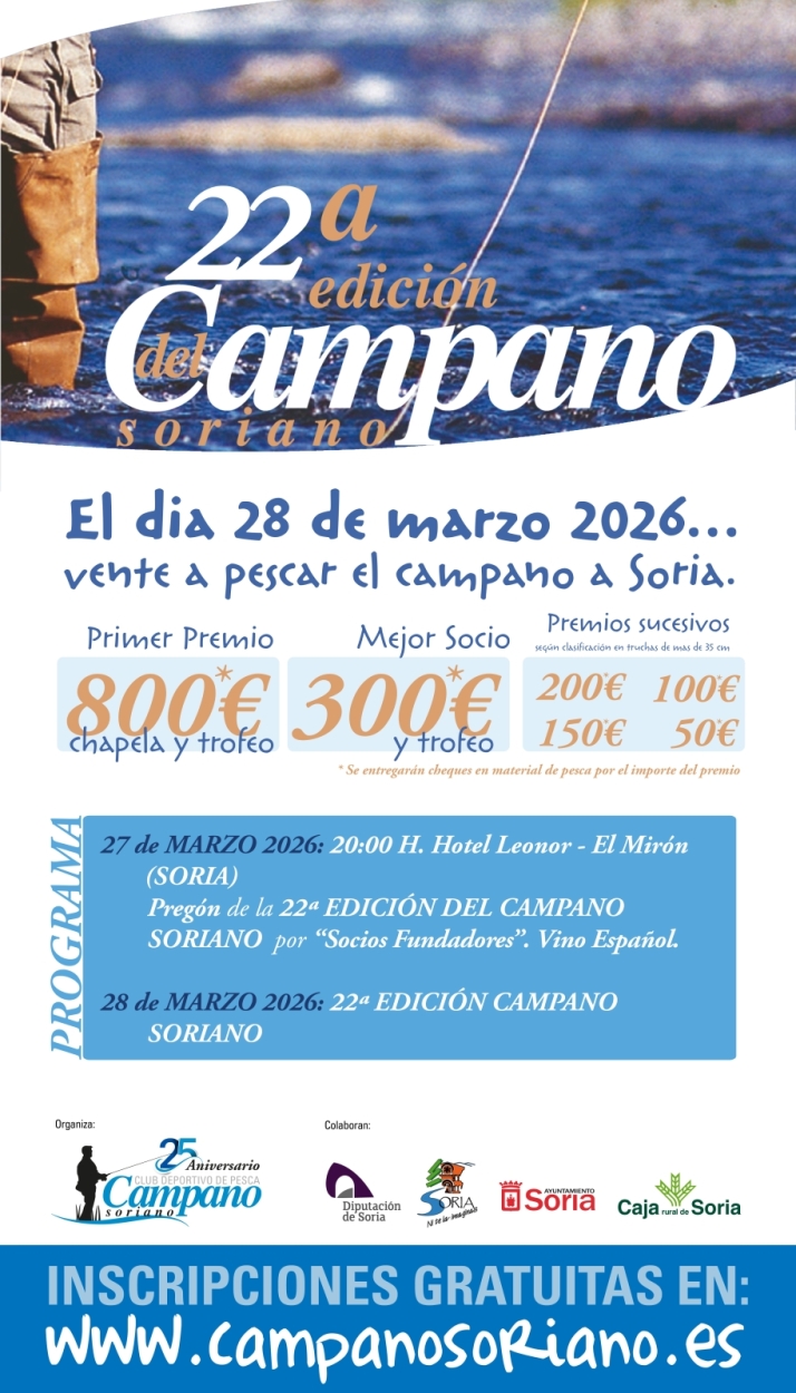 El torneo de pesca m&aacute;s emblem&aacute;tico del Duero cumple veinticinco a&ntilde;os de historia | Imagen 1