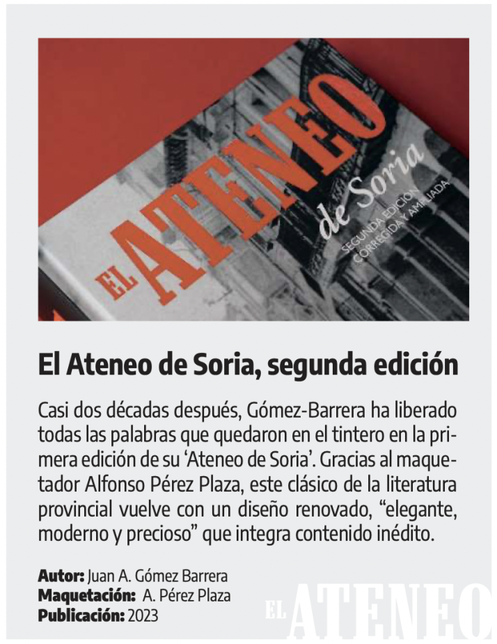 El Ateneo de Soria: Una historia de constante descubrimiento | Imagen 1