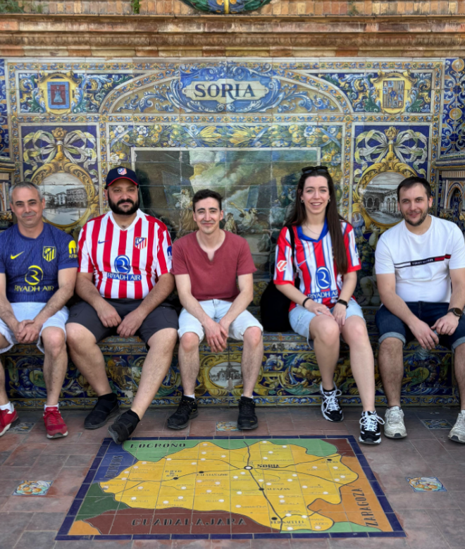 El aficionado colchonero que se hizo 2230 kil&oacute;metros para ver la final de la Copa del Rey en Sevilla | Imagen 1