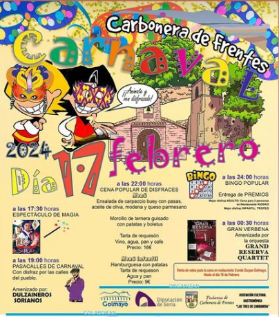 Carbonera de Frentes se prepara para celebrar su Carnaval 2024 | Imagen 1