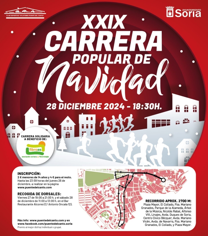 La Carrera Popular de Navidad de Soria, el 28 | Imagen 1